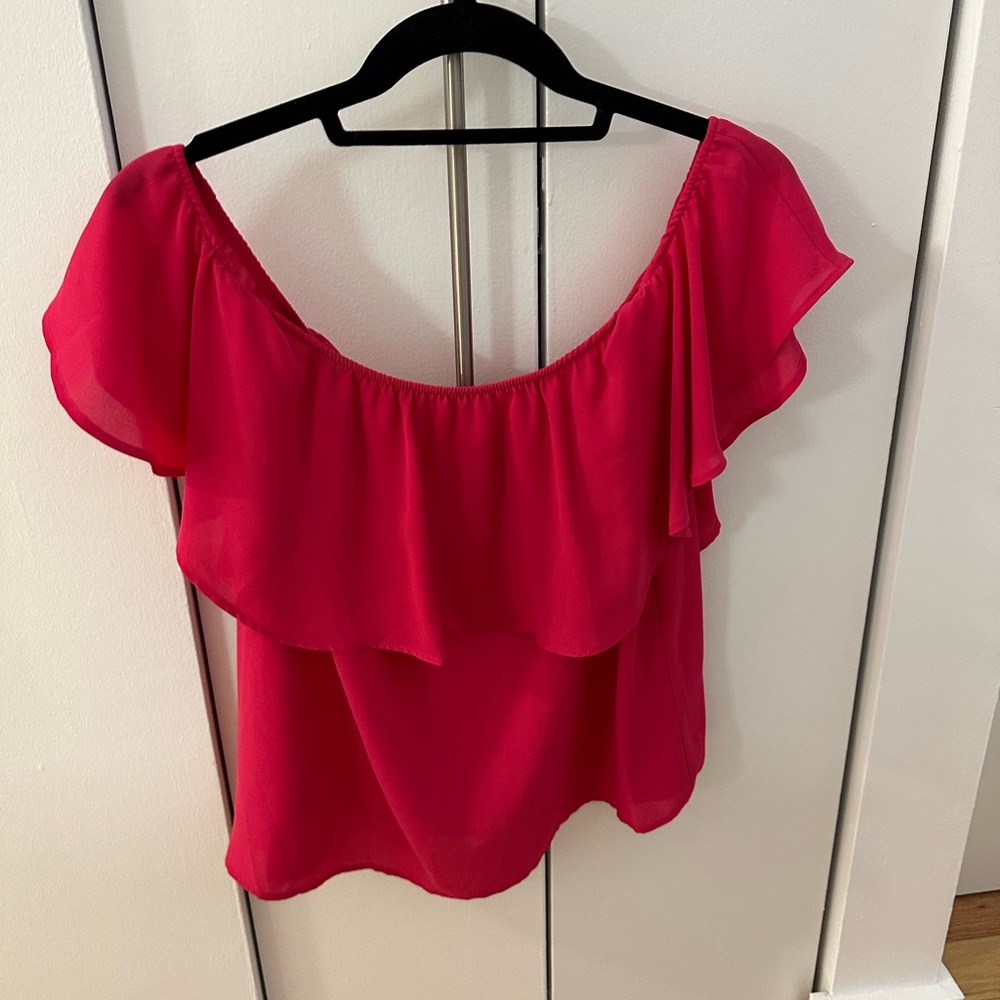 Show Me Your Mumu off the shoulder hot pink top in size XS